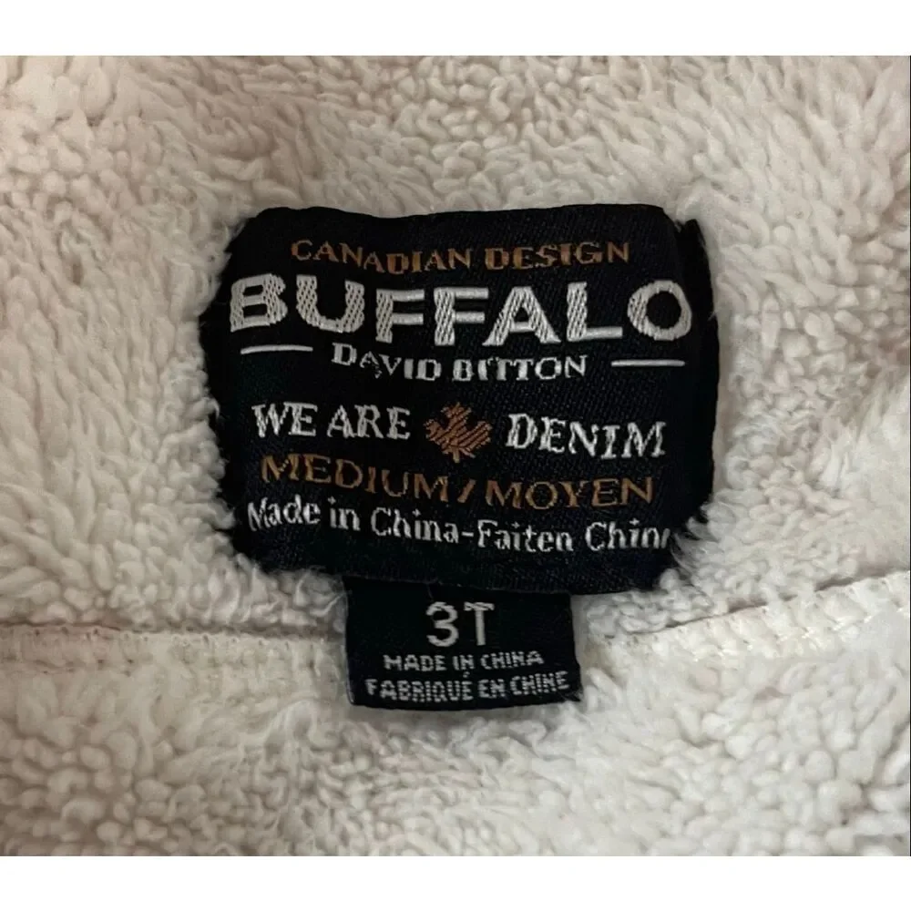 Buffalo David Bitton Pink And Gray Plaid Flannel Jacket   Size 3T